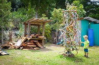 De tuin van de kunstenaar