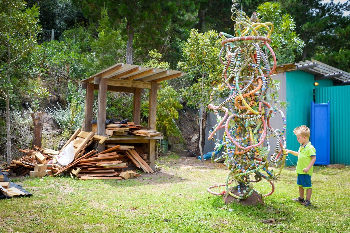 De tuin van de kunstenaar