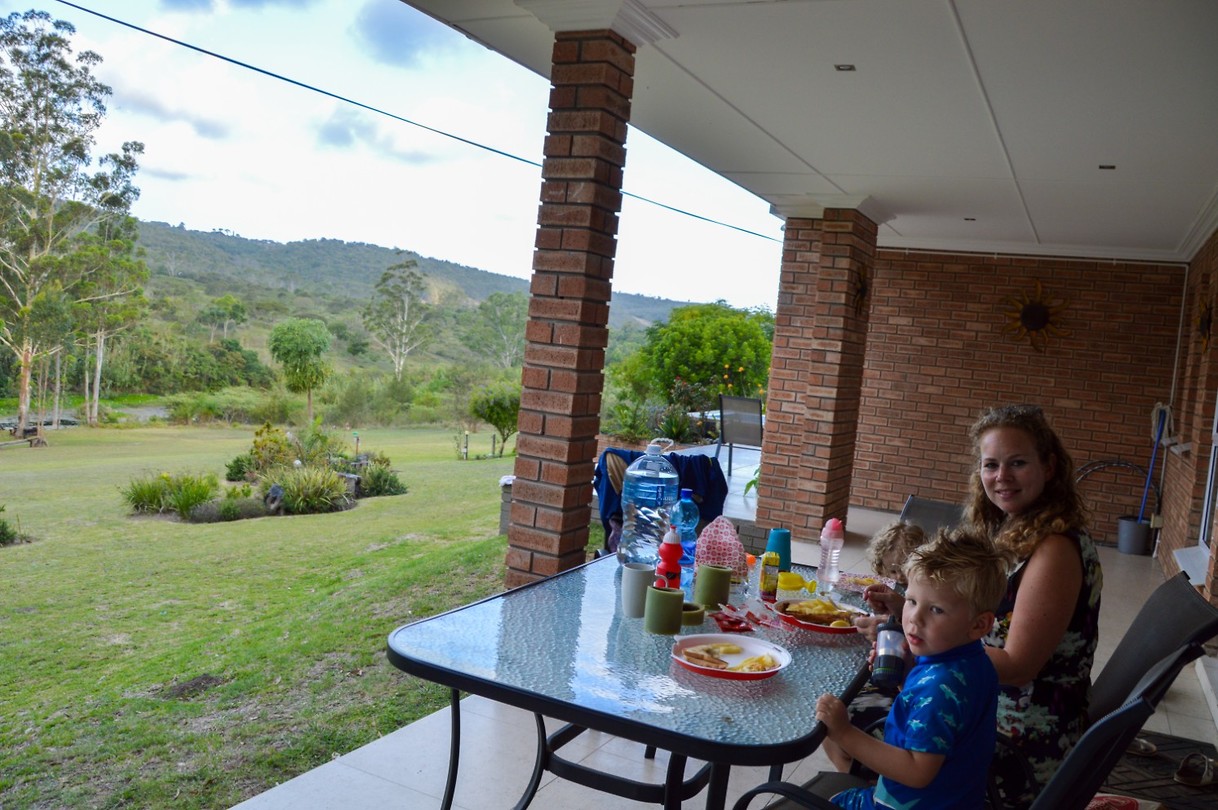 Eten op ons terras