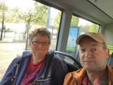 Met de bus naar het treinstation in Almere