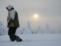 Sneeuwschoen wandelen