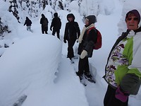 Sneeuwschoen wandelen
