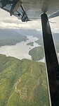 Tijdens de vlucht naar Campbell River