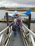 Terug in Campbell River na een "turbulente" vlucht