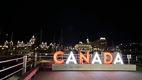 Victoria bij nacht