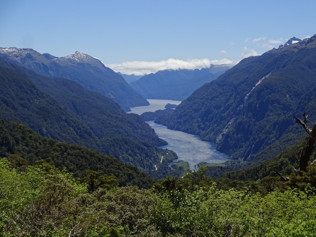 Uitzicht op Doubtful Sound