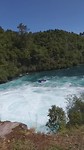 Jet boot bij de Huka Falls