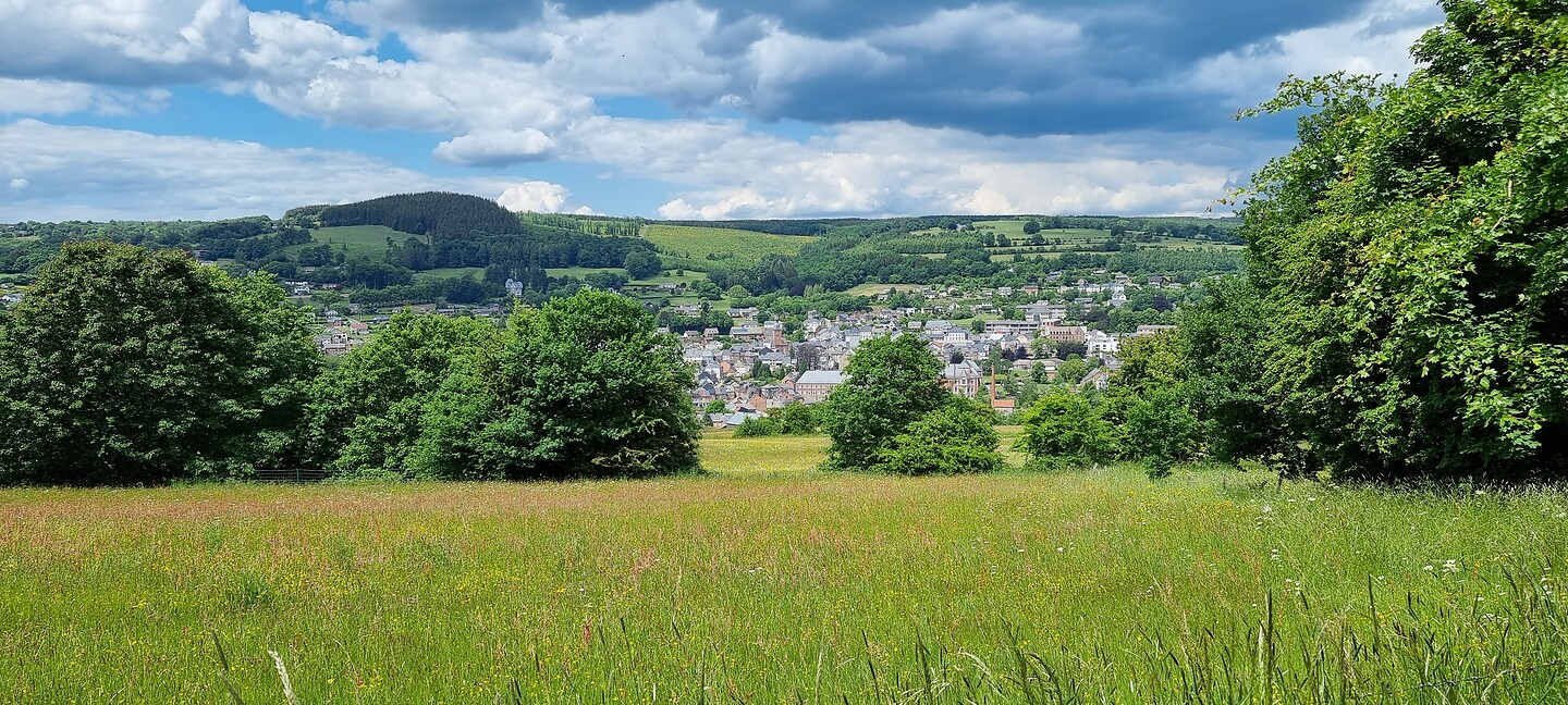 Uitzicht op Stavelot