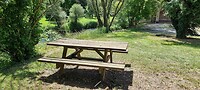 Rustplaats langs een stromende heldere beek...
