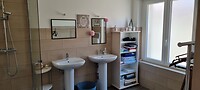 Ruime badkamer...