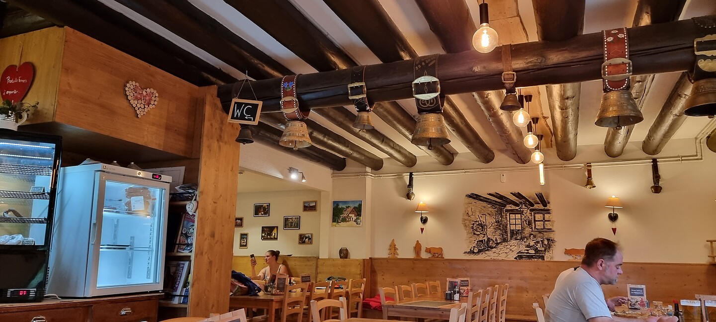 Het restaurant...
