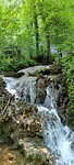 Sprankelende kleine waterval...
