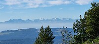 Heel in de verte de Mont Blanc...