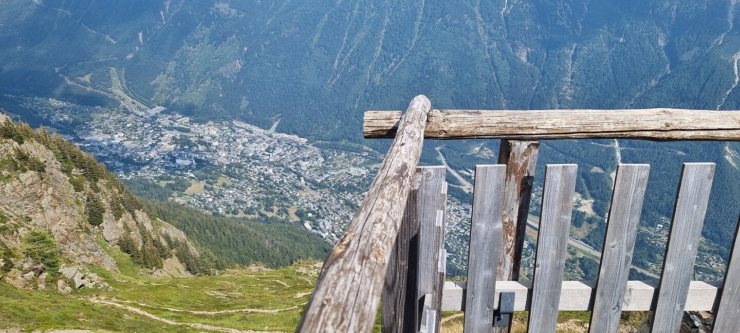 Daar in de diepte, Chamonix...