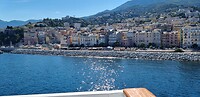 Bastia vanaf de boot...