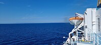 De reddingsboot lig klaar or....