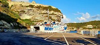 De boot naar Sardinië...