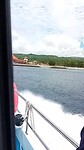 Aankomst haven Nusa Penida