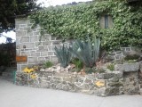 De tuin van onze herberg