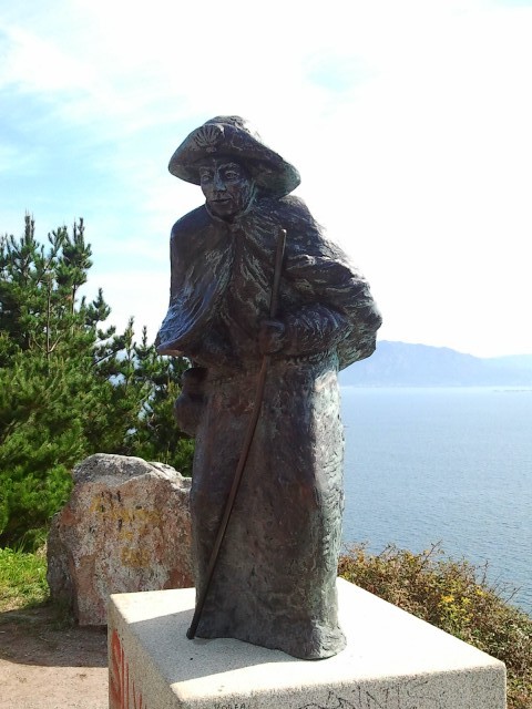 Beeld van de pelgrim
