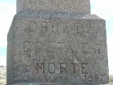 De voet van het kruis aan Cabo de Fisterra