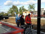 Station Bergen op Zoom, opgehaald door Carolien, Toos en Tom
