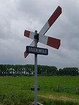 Spoorovergang stoomtrein