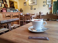 Mijn cappuccino....