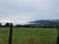 Wolken boven het dal...