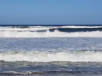 Relatief rustige oceaan...