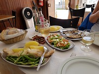 Sardientjes en bacalauw...