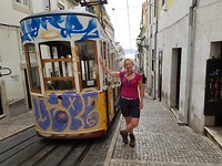 Hetty in Lissabon....