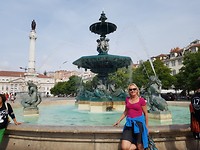 Hetty in Lissabon....