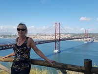 Hetty in Almada....