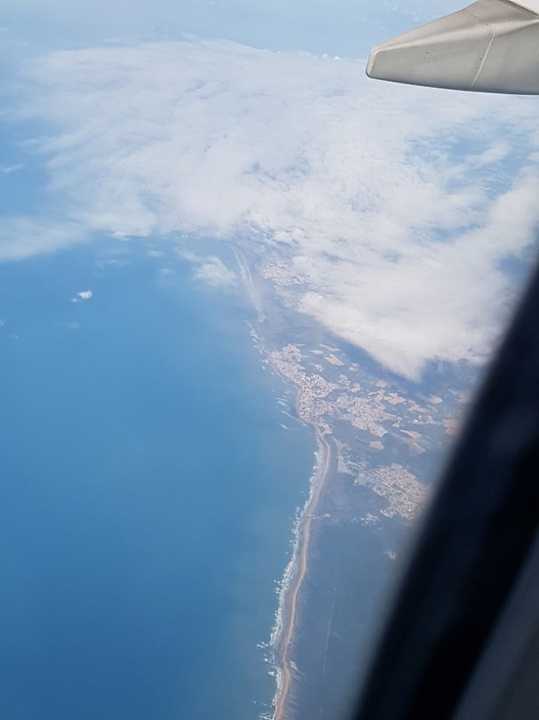 De Franse kust....