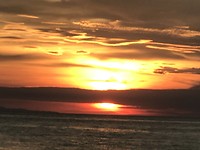 Prachtige zonsondergang