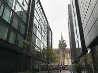 Geweldige mix van oude en nieuwe architectuur