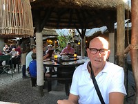 Kees bij Joe op bezoek