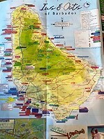 Map van Barbados
