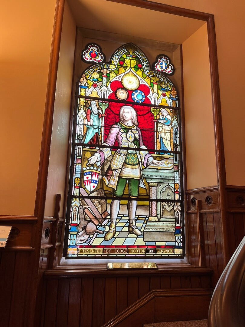 Glas in lood in The City Town Hall