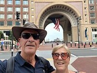 Onze eerste selfie in Boston