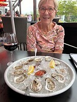 Heerlijke oesters als afsluiting van de dag