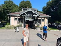 Het begin van de Freedom Trail in het park