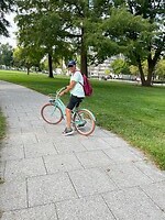 Op de bike en tour in Washington