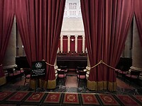 De zittingszaal van het supreme court
