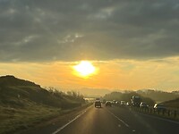 Ook deze vanochtend vanuit de auto genomen