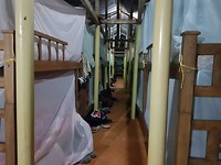 slaapplaats tijdens Ciudad Perdida