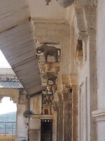 De olifanten galerij in het fort