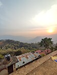 Zonsondergang tempel Nuwakot