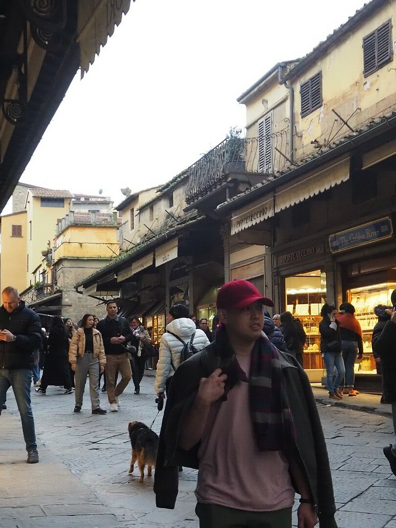 Op de ponte Vecchio